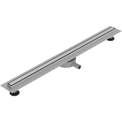 Трап линейный Volle 500 мм с тонкой решеткой cepillado cromo Master Linea 9046.212214 - фото 1