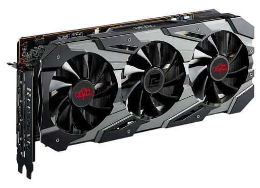 Видеокарта AMD Radeon RX 5700 XT 8GB Power Color Red Devil (AXRX 5700XT 8GBD6-3DHE/OC) Б/У - фото 2