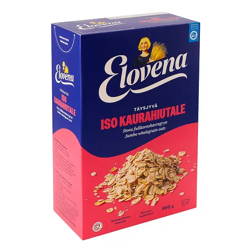 Уцінка. Вівсяні пластівці Elovena Фінський Геркулес 900 г