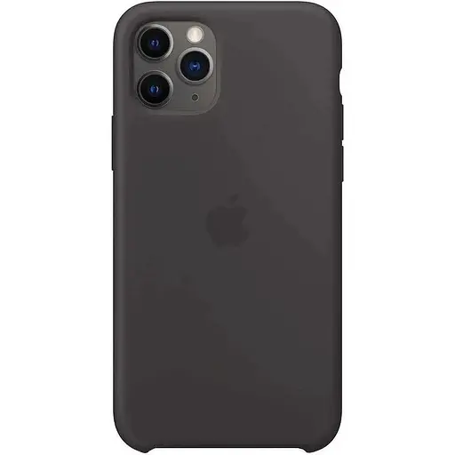 Оригинальный силиконовый чехол Apple Silicone Case для iPhone 11 Pro (5.8") Black (MWYN2ZM/A) - фото 2