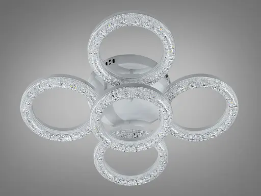 Люстра стельова кільця Diasha біла 73 Вт - фото 1