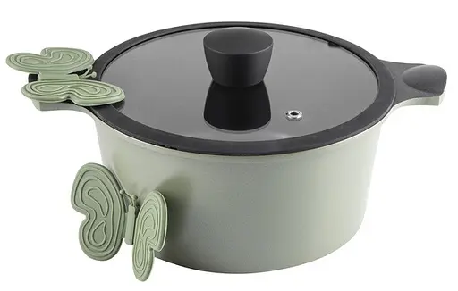 Каструля Ringel Zitrone Olive 4.2 л 24 см (RG-2108-24/OL) - фото 4