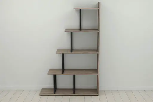 Этажерка Ferrum-decor Стелла 1600x1020x300 Черный металл ДСП Дуб Сонома Трюфель (FRD-103466) - фото 4