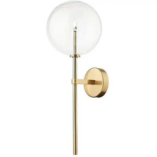 Бра Zuma Line Milan G4 1x8W IP20 золотой - фото 1