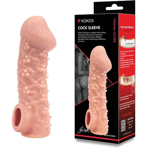 Насадка на член Kokos Cock Sleeve CS 009 M - фото 3