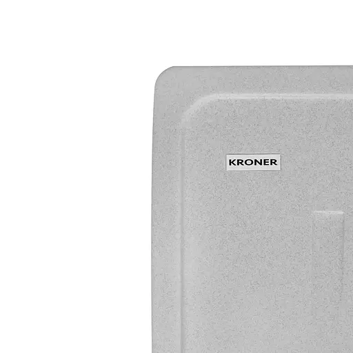 Кухонная мойка Kroner KRP Komposit GRA - 6243 (CV031061) - фото 5