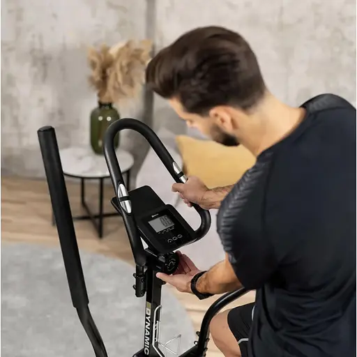 Орбитрек магнитный Hop-Sport HS-450B Dynamic черно-золотистый - фото 6