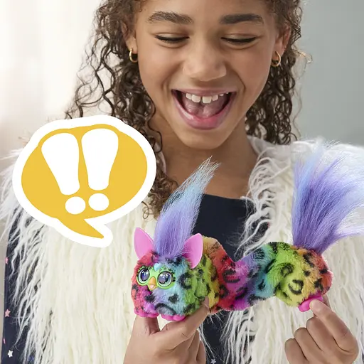  Іграшка інтерактивна Furby DJ Furblets Rain-Bow-Kat Mini Electronic Plush Toy (G1783) - фото 6