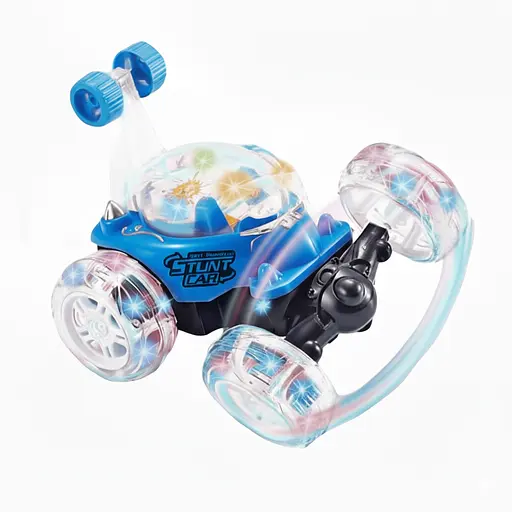 Радиоуправляемая машина-оборотень 360° CD-TJ 005-03, аккумулятор 3.6 V, с подсветкой и музыкой, Синяя