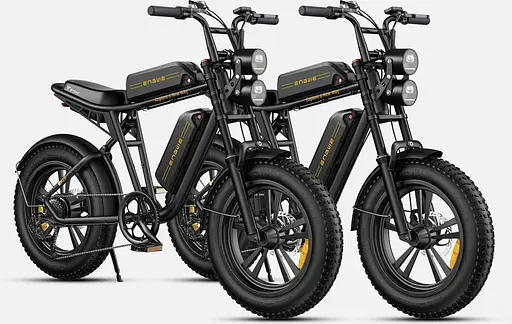 Електровелосипед Engwe M20 Dual Batteries Black (En-M20-DUAL-black) [85481] - фото 3