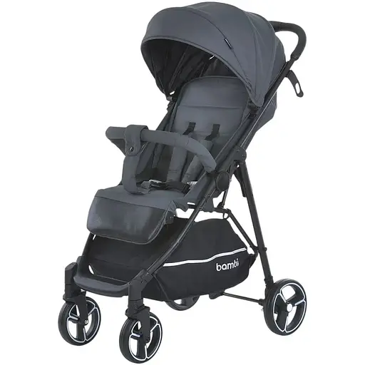 Прогулочная коляска-книга Bambi M 4249-2 Gray Matt