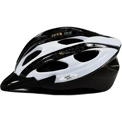 Шлем велосипедный "GOOD BIKE" M 56-58 см черно/белый (88854/4-IS) - фото 1