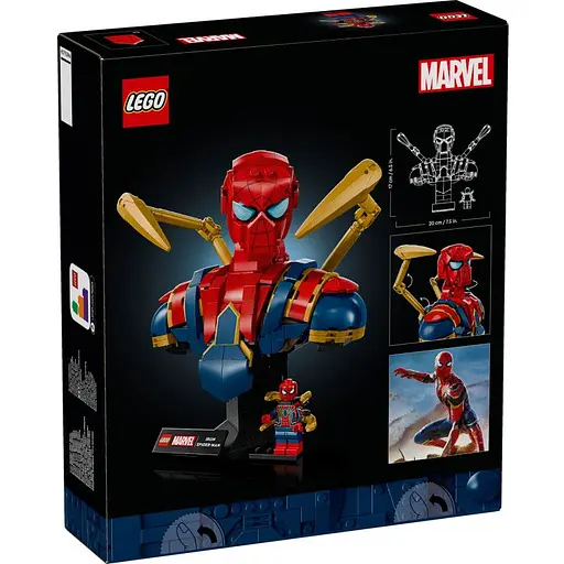 Конструктор LEGO Marvel Super Heroes Погруддя Залізної Людини-Павука 379 деталей (76326) - фото 6