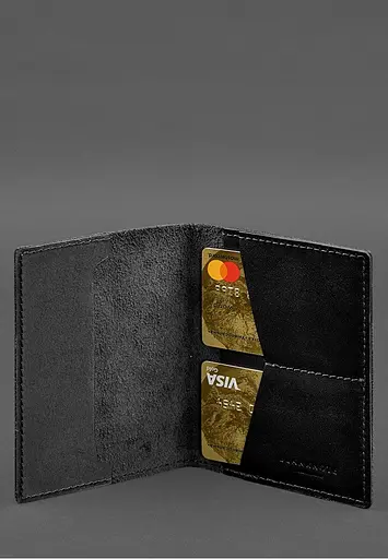 Кожаная обложка для военного билета с карманами 7.2 - фото 6