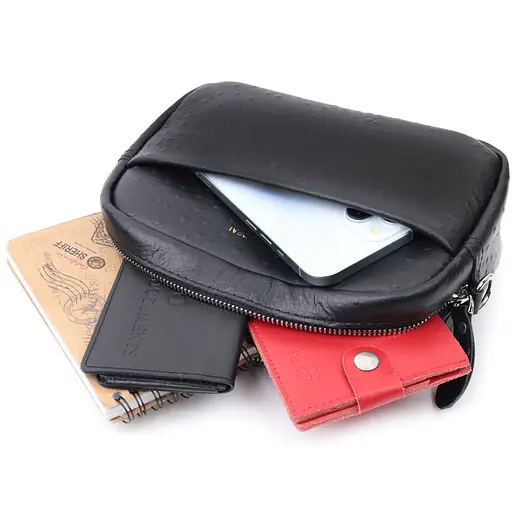 Кожаная женская сумка Vintage 20.5х14х7.5 см sum0026607 - фото 10