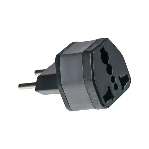 Адаптер переходник для разных розеток Remax Universal Travel Adapter Black - фото 1