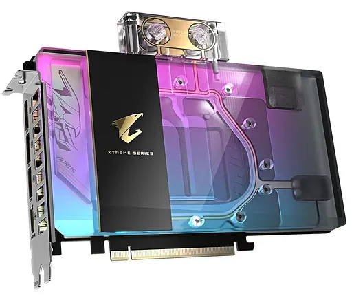 Видеокарта Gigabyte RTX 5080 16Gb AORUS XTREME WATERFORCE WB (GV-N5080AORUSX WB-16GD) (GDDR7, 256 bit, PCI-E v5.0 x16) - фото 5