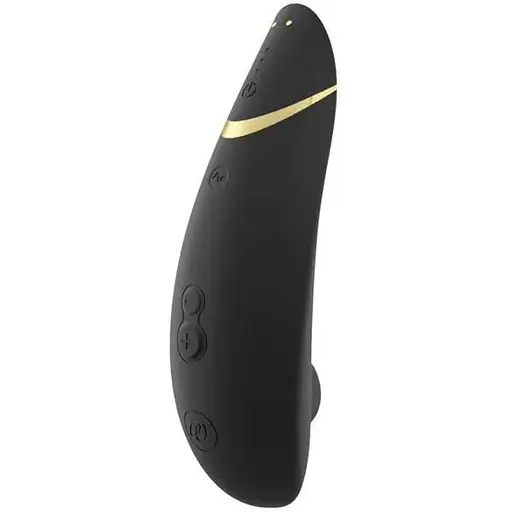 Вакуумний кліторальний стимулятор Womanizer Premium 2 Black - фото 3
