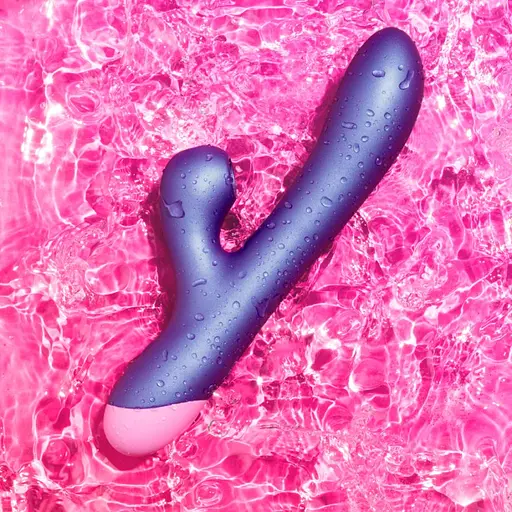 Вібратор-кролик Pulse Romp, 22 см (фіолетовий) - фото 8