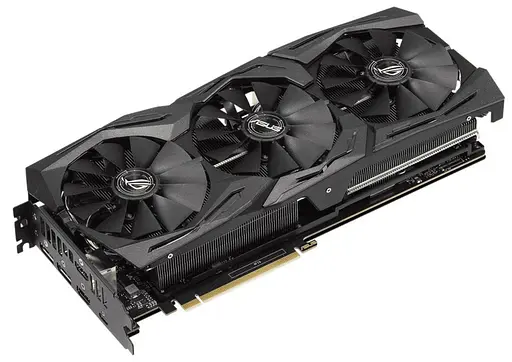 Видеокарта ASUS RTX 2070 8Gb ROG Strix (ROG-STRIX-RTX2070-A8G-GAMING) (GDDR6, 256 bit, PCI-E 3.0 x16) Б/у - фото 1