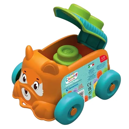 Машинка с конструктором Clementoni Sensory Fox серия Soft Clemmy (17904.10) - фото 2