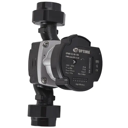Насос циркуляционный энергосберегающий Optima PRIME UPMH 32-90AUTO 180 мм + гайки - фото 1