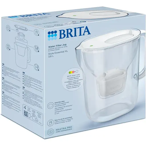 Фільтр-глечик Brita Style Essential XL Mxpro білий (1058045) - фото 7