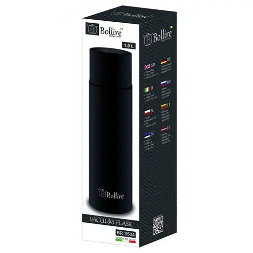 Термос харчовий із неіржавкої сталі Bollire 1000 мл (BR 3504) - фото 1