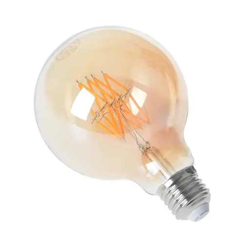 Лампа Brille світлодіодна LED 8W E27 COG WW G95 Amber 220 В - фото 3