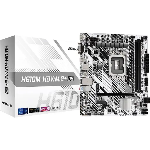 Материнська плата ASRock H610M-HDV/M.2+ D5 [140182]