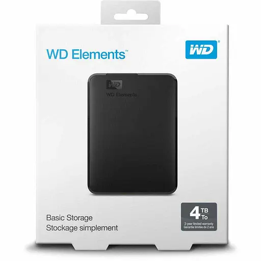 Зовнішній жорсткий диск Western Digital 4TB WD Elements Portable Black (WDBU6Y0040BBK-WESN) - фото 7