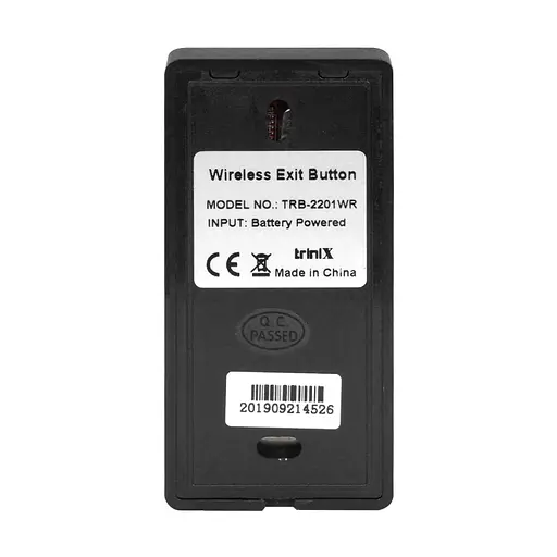 Кнопка накладна бездротова Trinix TRB-2201WR для автономного замка TRL-2201WR (70-00025) - фото 4
