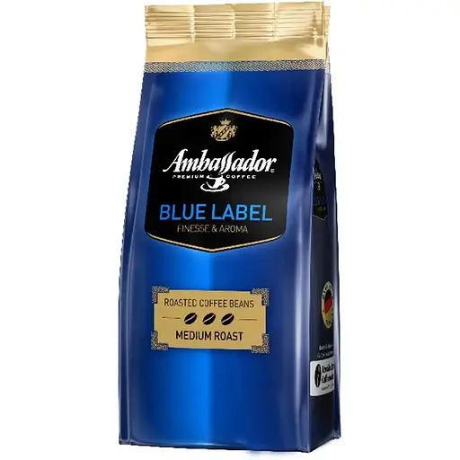 Кава в зернах Ambassador Blue Label 250 г - фото 1