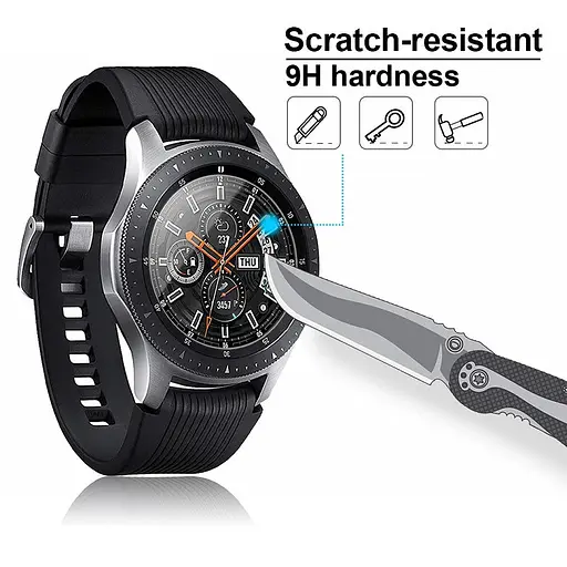 Закаленное защитное стекло VSKEY для часов Samsung Galaxy Watch 46 мм, диаметр 33,5 мм - фото 4