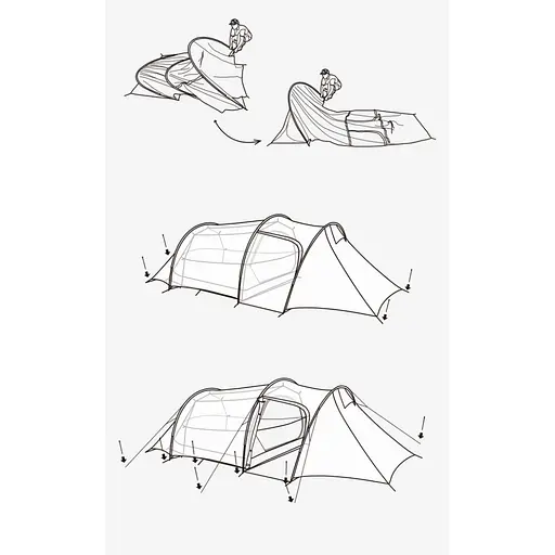 Намет Naturehike Opalus UL NH17L001-L тримісний світло-зелений - фото 14