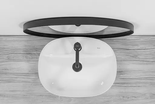 Умивальник Rea Carina накладний білий REA-U0568, Білий - фото 3