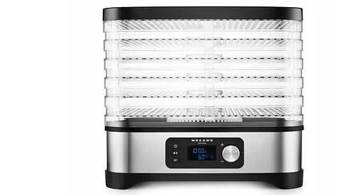 Сушилка для овощей фруктов ягод и снеков дегидратор Mozano PRO Food Dryer 450W - фото 6