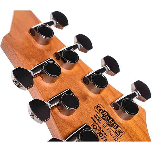 Електрогітара Cort KX307 Multi Scale Open Pore Black [130703] - фото 6