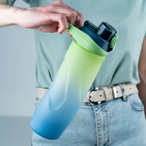 Пляшечка для води Kite синьо-салатова 760 мл (K24-1200-3) - фото 5