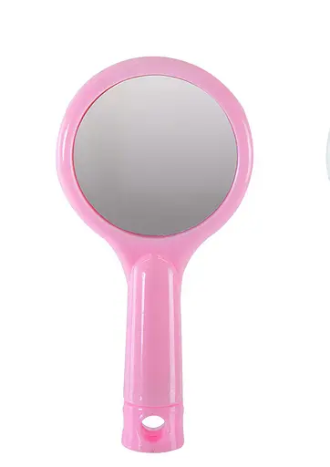 Гребінець H2068 із дзеркальцем (6922012020682) Рожевий - фото 1