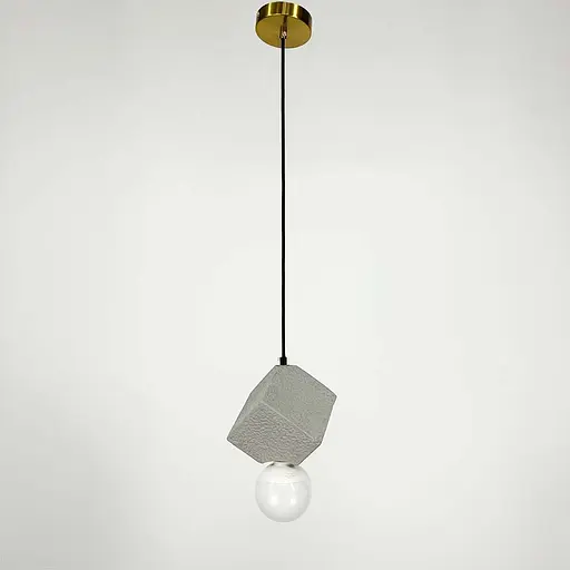 Підвіс Truzzo Quadro із сірим бетонним плафоном Line.F MJ 168/1 GR - фото 11