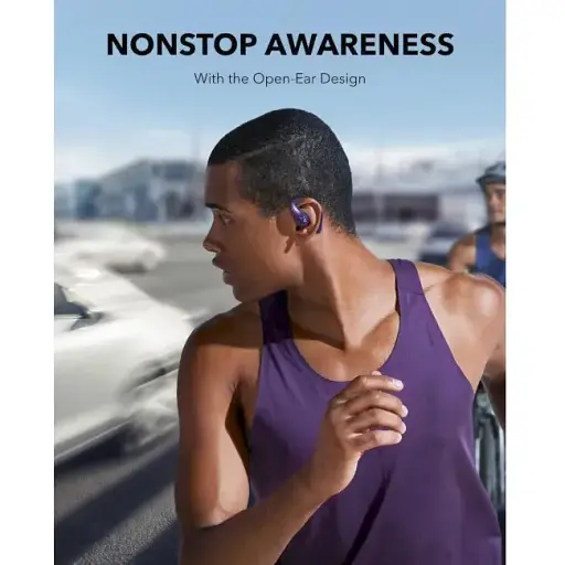 Bluetooth-гарнітура Anker SoundCore AeroFit Pro Purple (A3871GQ1) - фото 8