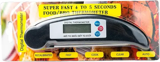 Цифровий термометр Henweit Food Миттєве зчитування Складаний нержавіючий зонд Супер швидкий безпечний для м'яса Барбекю - фото 4