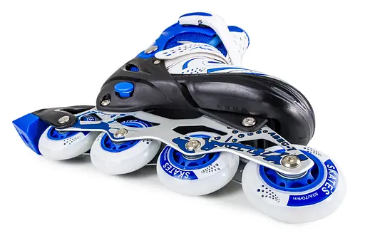 Роликові ковзани 3в1 Hop-Sport HS-8101 Speed M (розмір) сині - фото 4