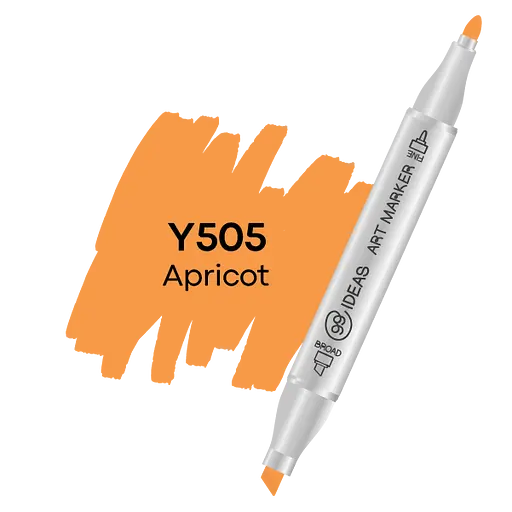 Маркер двухсторонний Абрикос, Y505, 99IDEAS