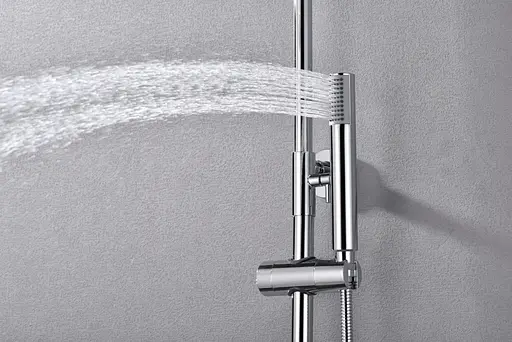 Душова система з термостатом Imex Monza Turn Clean хром BTM039, Хром - фото 5