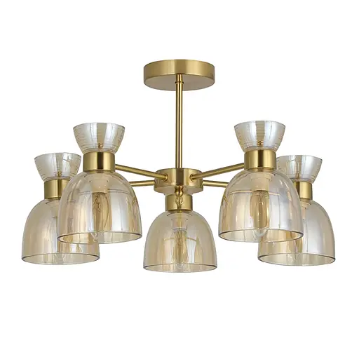 Люстра Ardero BL1250-2 MARSEILLE під лампу золото - фото 2