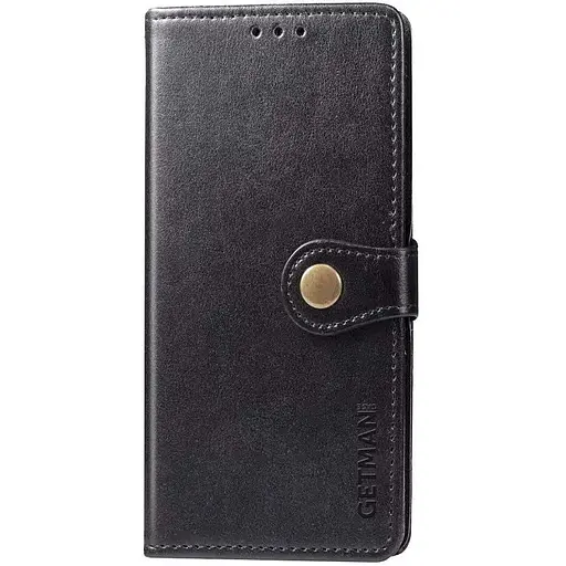Кожаный чехол-книжка GETMAN Gallant (PU) для Oppo A58 4G Черный