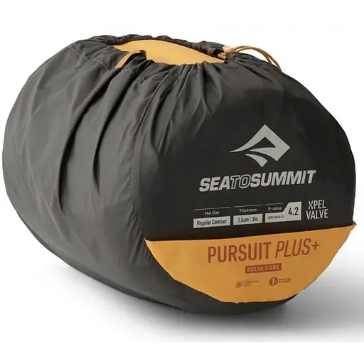 Коврик самонадувной Sea To Summit Pursuit Plus SI Mat Large Orange (1033-STS ASL053081-060604) - фото 6