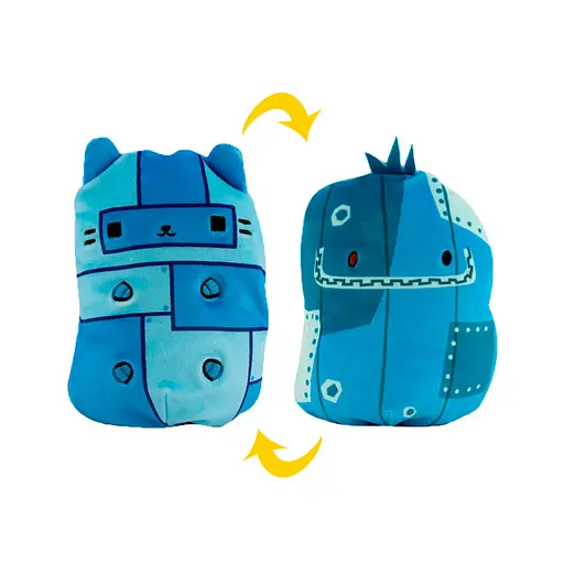 М'яка іграшка 2 в 1 Котик і огірочок Блу Cats Vs Pickles CVP2200-4 - фото 1